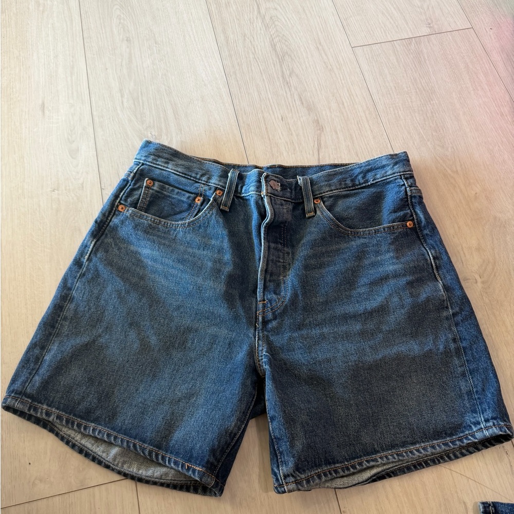 Levi blue Denim Shorts